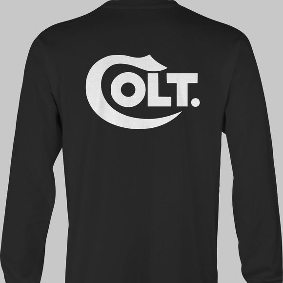 COLT Firearms Long Sleeve T-Shirt -1911 45 pistol gun rifle python peacemaker - Picture 3 of 6